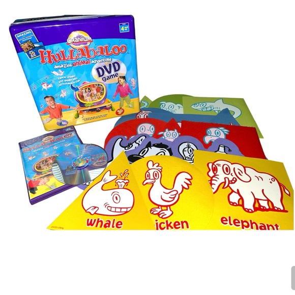 Cranium Hullabaloo DVD game in metal tin box amazing animal adventure dance - Picture 1 of 1